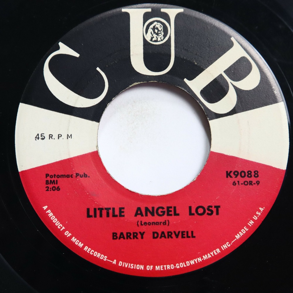 BARRY DARVELL -‎ LITTLE ANGEL LOST / FOUNTAIN OF LOVE - DOO WOP 45